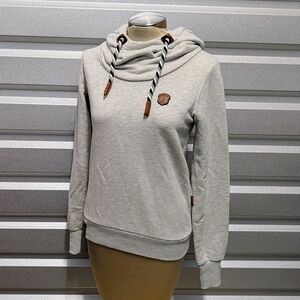 NAKETANO brave new world cowl neck hoodie sweatshirt S